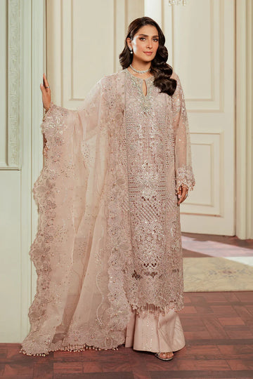 CH13-04 – Embroidered Organza Unstitched Suit