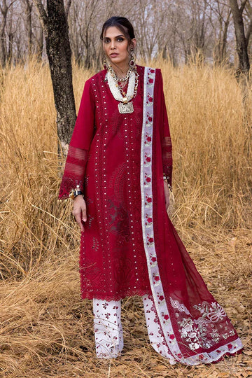 Saira Shakira – Unstitched 3 Piece Luxury Lawn Collection 2025 – SHAMS-A