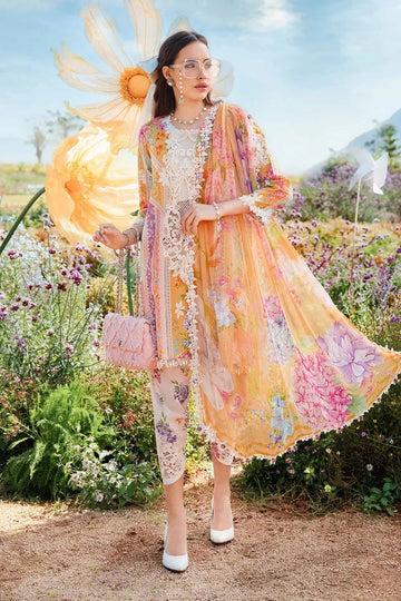 MARIA B Mprints Unstitched Lawn Collection 2025 | Spring Summer | 9A