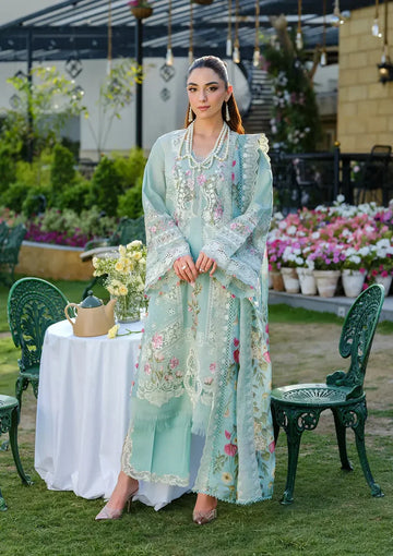 Zoya – Elaf Luxury Lawn 2025 Vol-2 (Unstitched 3 Piece)