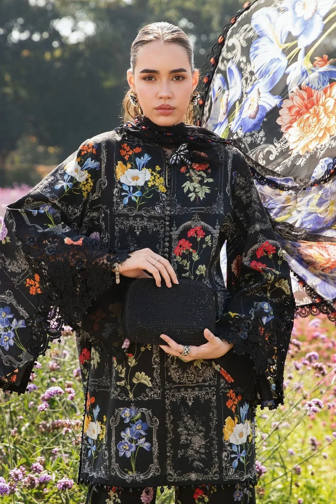 Maria B Mprints Lawn D-11B