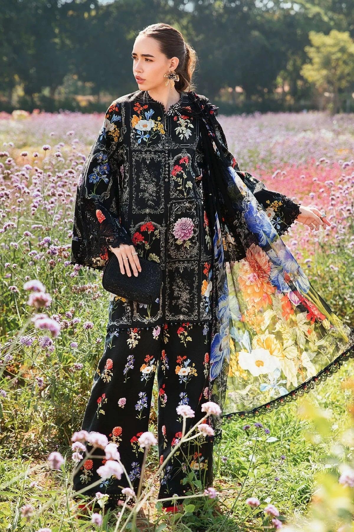 Maria B Mprints Lawn D-11B