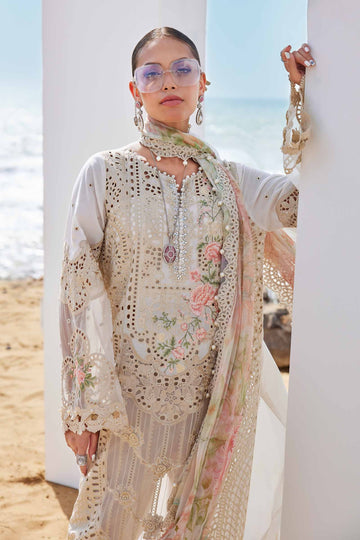 3 Piece Unstitched Embroidered Lawn Suit | EID LAWN-25-07 EL-25-07-Default In Stock