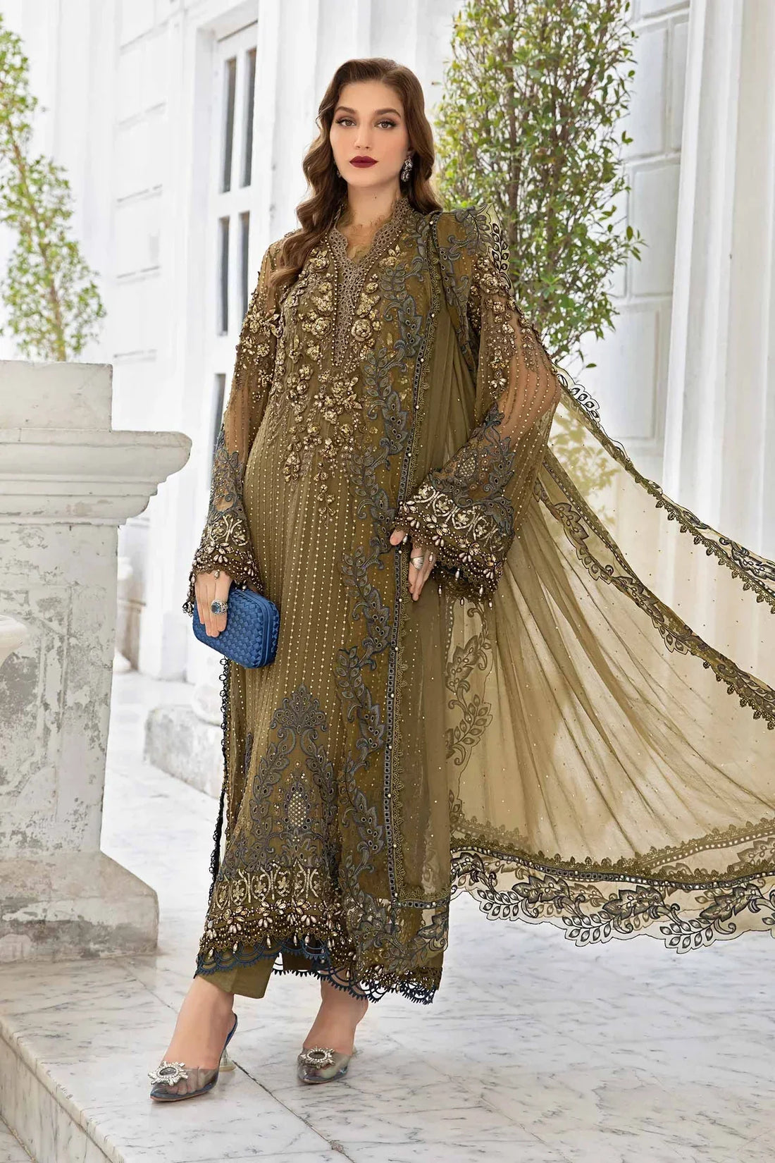 MARIA.B Chiffons Unstitched Collection 2024 | MPC-24-108