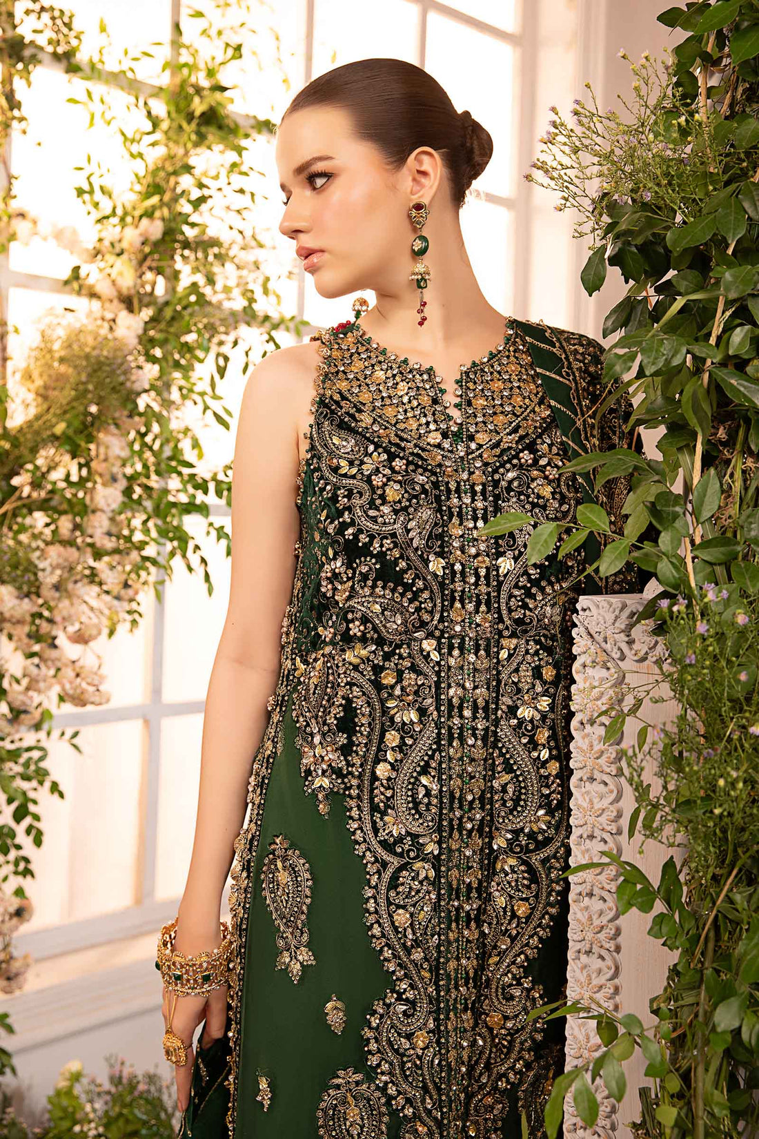 Maria B Unstitched Mbroidered Wedding Edition 24 D4
