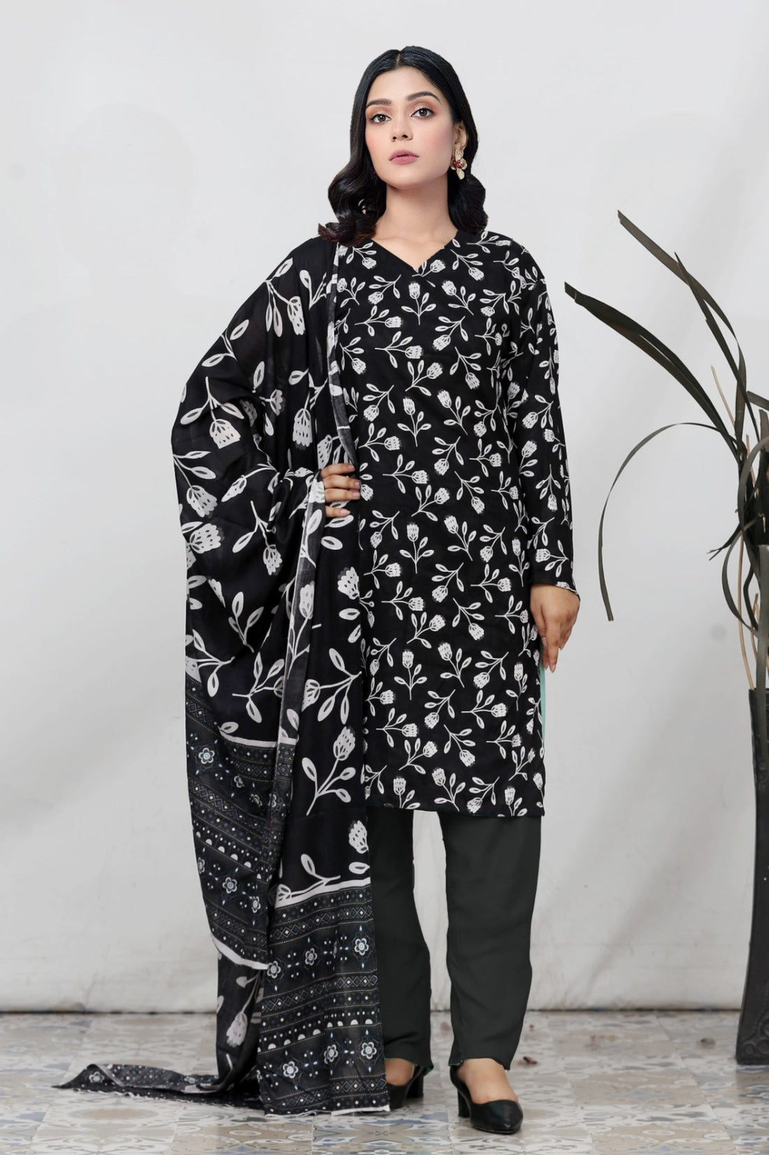 3 Piece Printed Lawn Suit