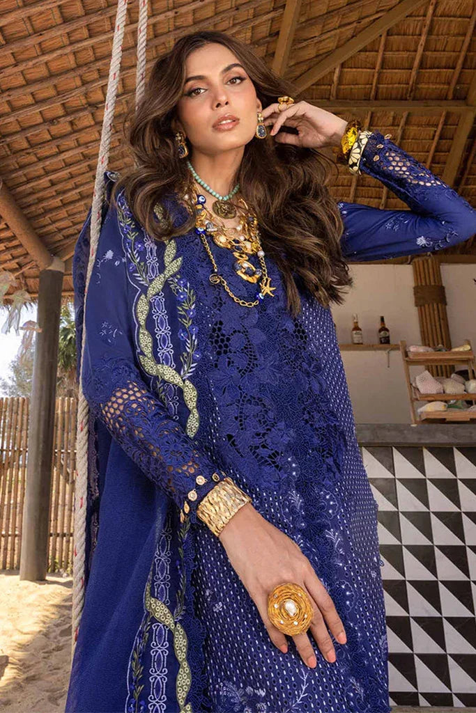 Saira Shakira – Unstitched 3 Piece Luxury Lawn Collection 2025 – LEYLA-B